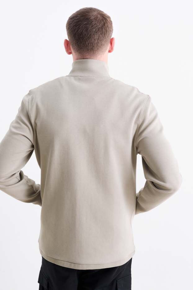 Men - Zip-through sweatshirt - light gray