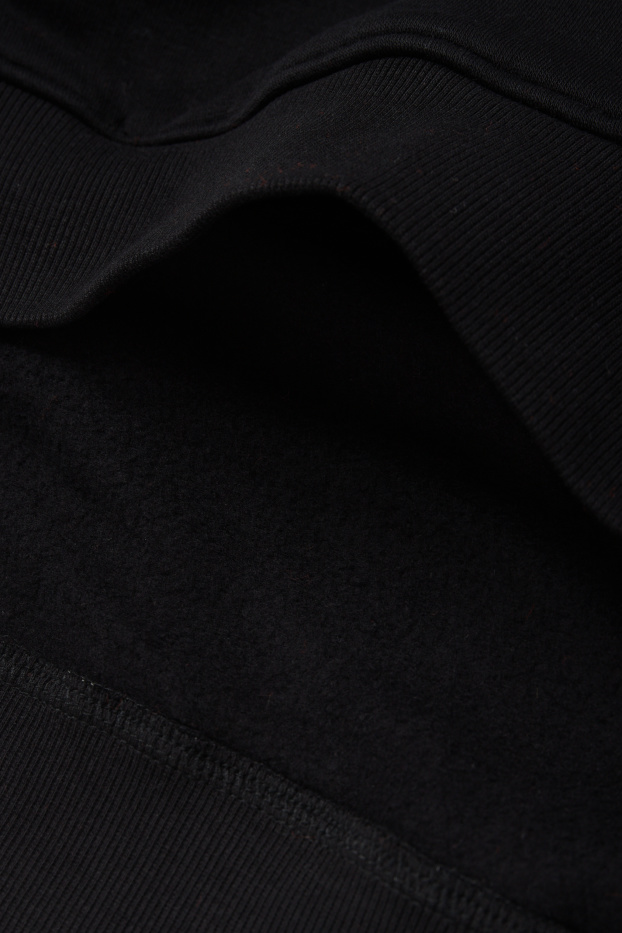 Herren - Oversized-Hoodie - schwarz