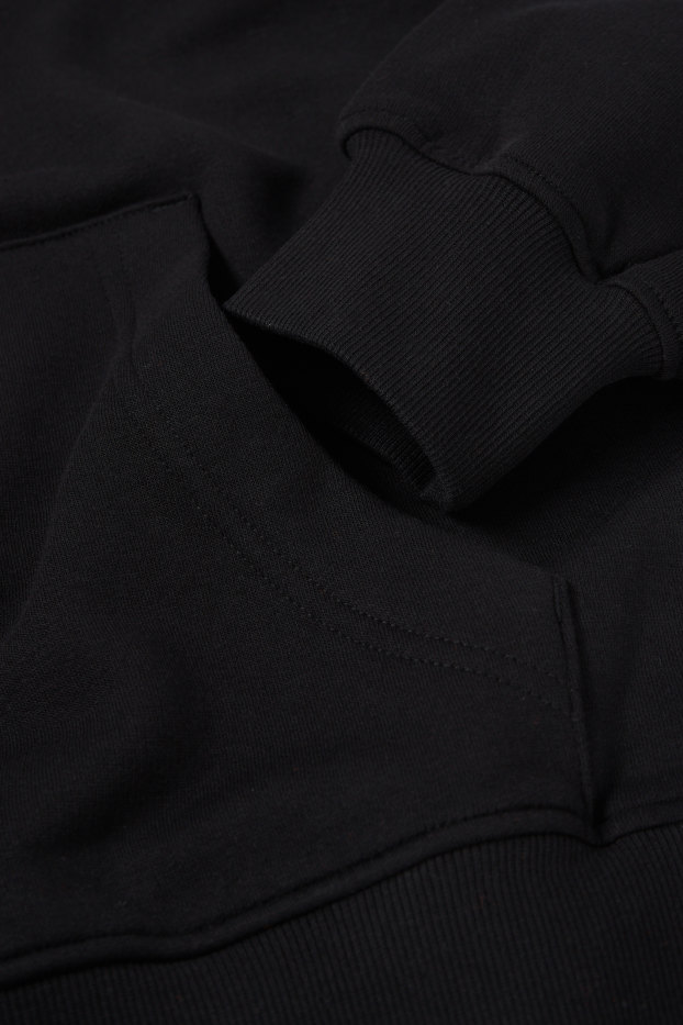 Herren - Oversized-Hoodie - schwarz