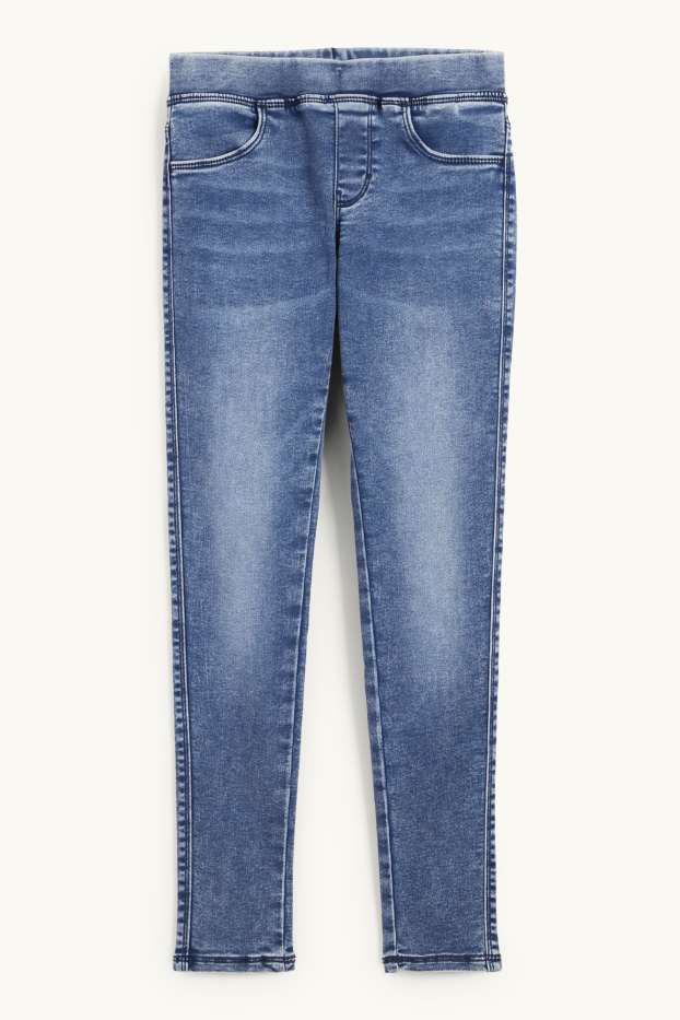 Děti - dívky - Jegging jeans - džíny - modré
