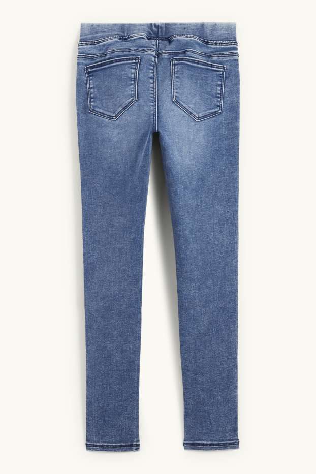Děti - dívky - Jegging jeans - džíny - modré