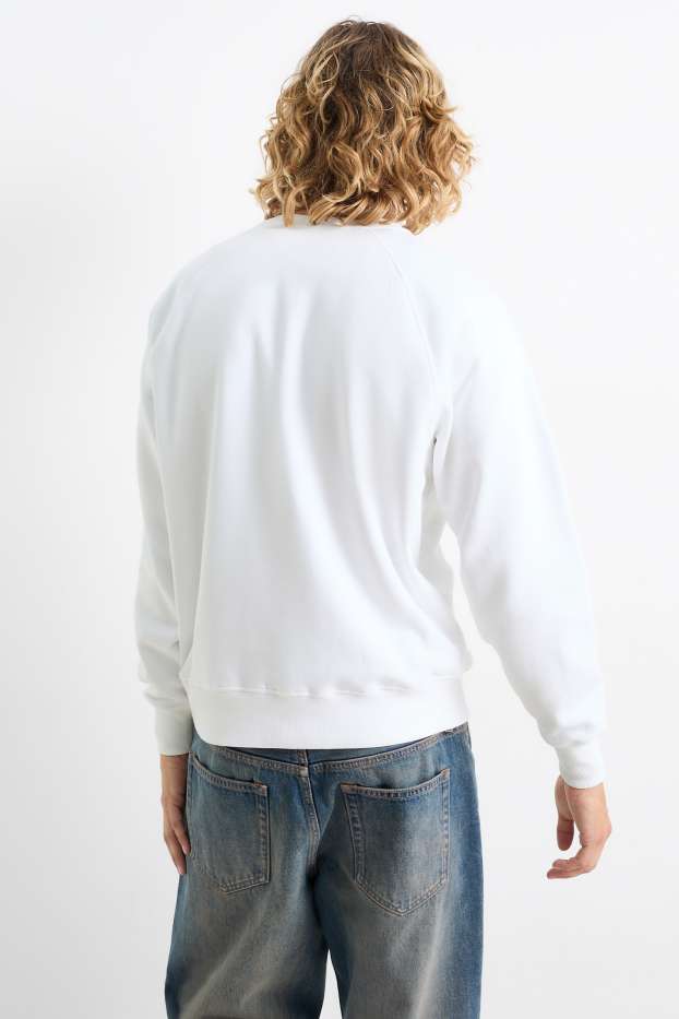 Heren - Sweatshirt - wit