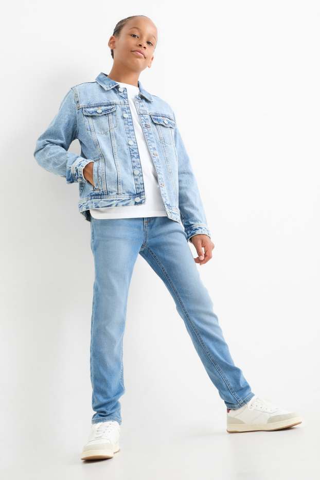 Nen - Paquet de 2 - slim jeans - cinturilla extraampla - blau