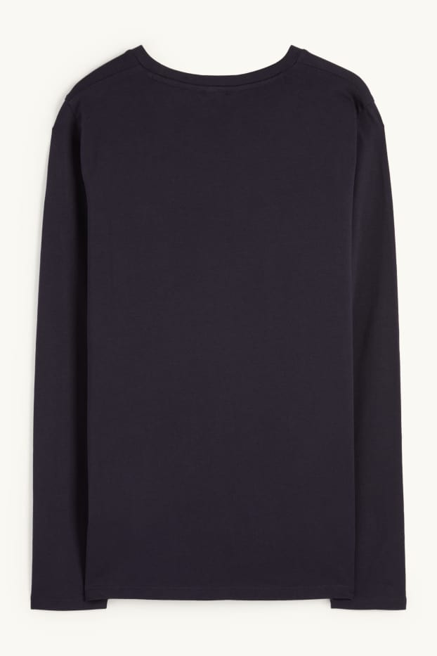 Donna - Maglia a maniche lunghe per allattamento - blu scuro