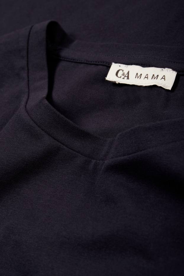 Donna - Maglia a maniche lunghe per allattamento - blu scuro