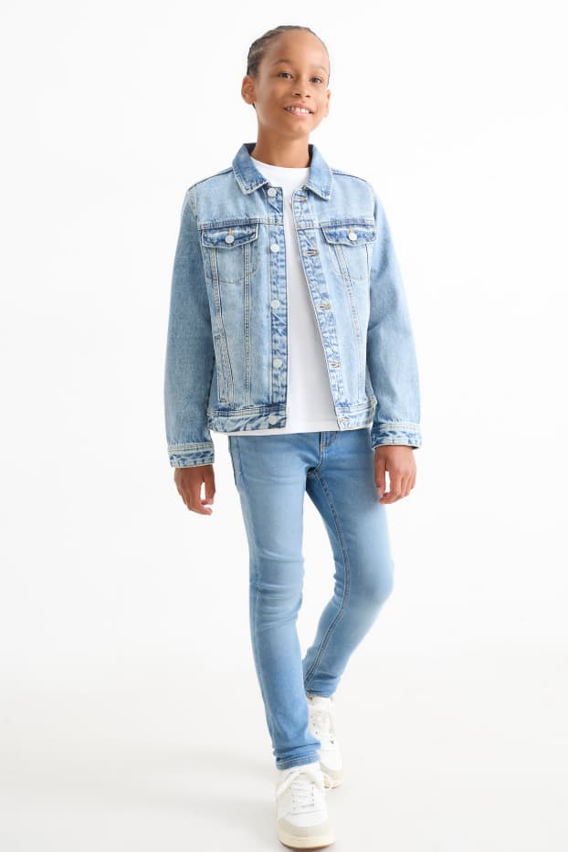 Nen - Paquet de 2 - skinny jeans - cinturilla extraestreta - texà blau