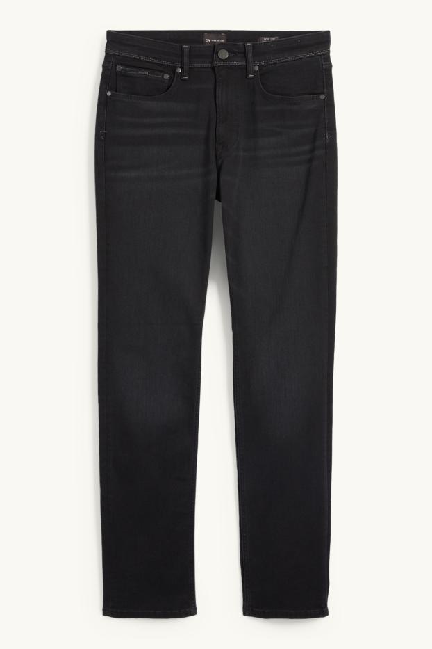 Heren - Slim jeans - zwart
