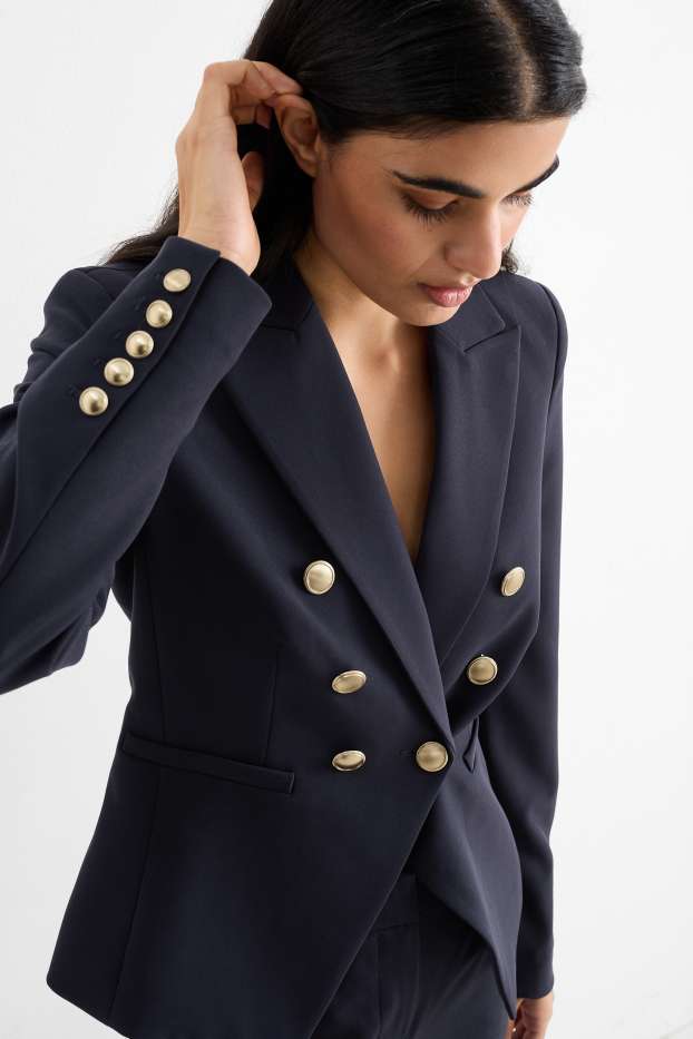 Dona - Blazer formal - entallat - blau fosc
