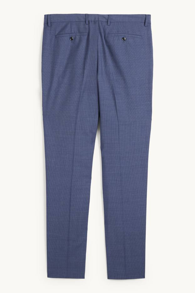 Home - Pantalons combinables - regular fit - estampats - blau fosc