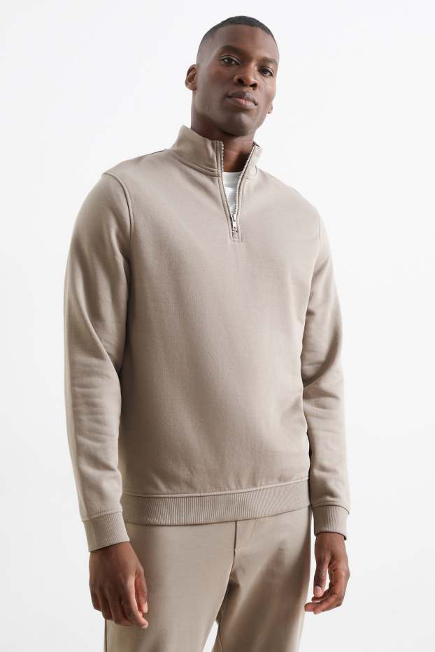 Men - Sweatshirt - beige