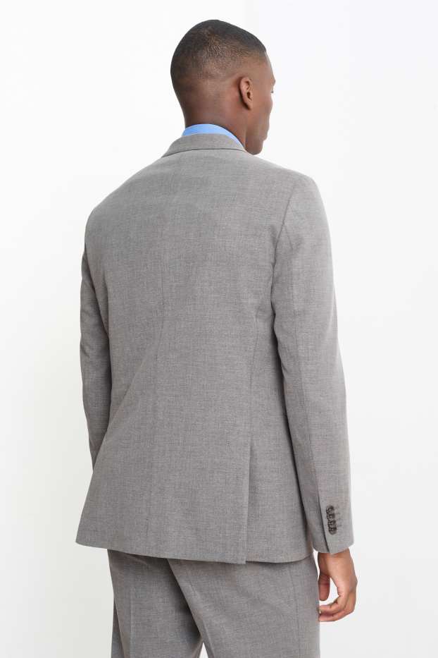 Hommes - Veste de costume - regular fit - Flex - 4 Way Stretch - gris
