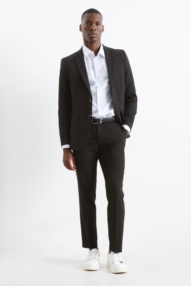 Bărbați - Pantaloni modulari - body fit - Flex - 4 Way Stretch - LYCRA® - negru