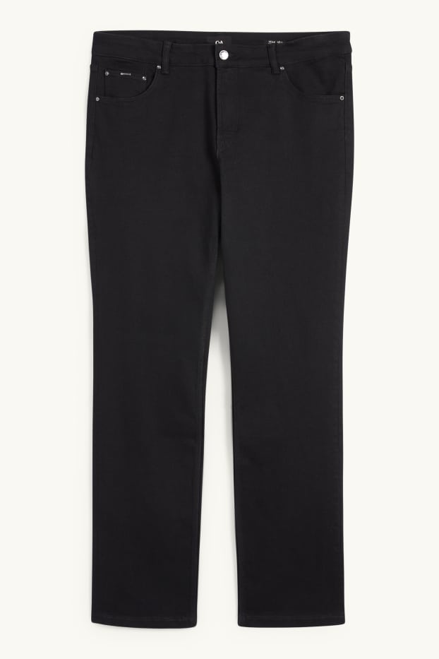 Mujer - Straight jeans - mid waist - LYCRA® - negro