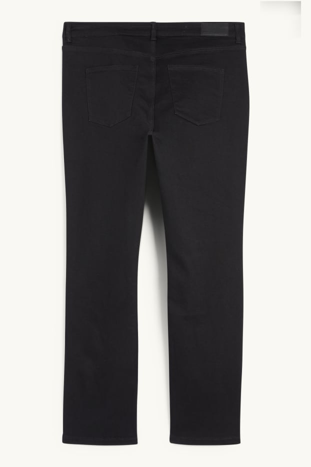 Mujer - Straight jeans - mid waist - LYCRA® - negro