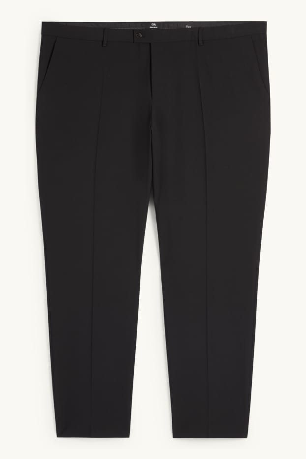 Herren - Baukasten-Hose - Regular Fit - Flex - 4 Way Stretch - LYCRA® - schwarz