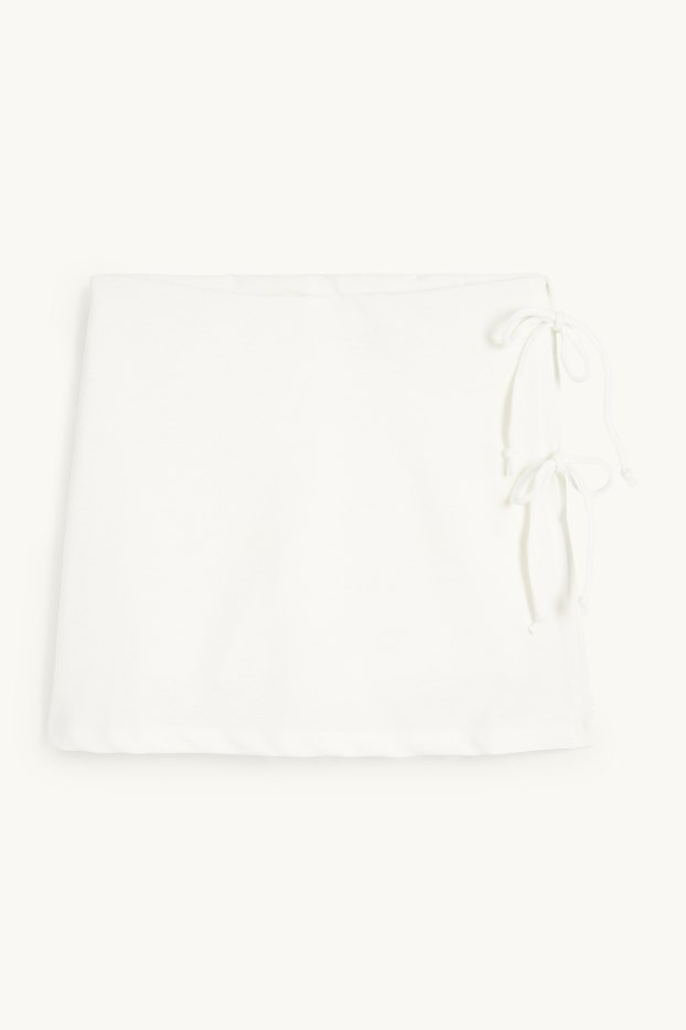 Femmes - Jupe-short - blanc