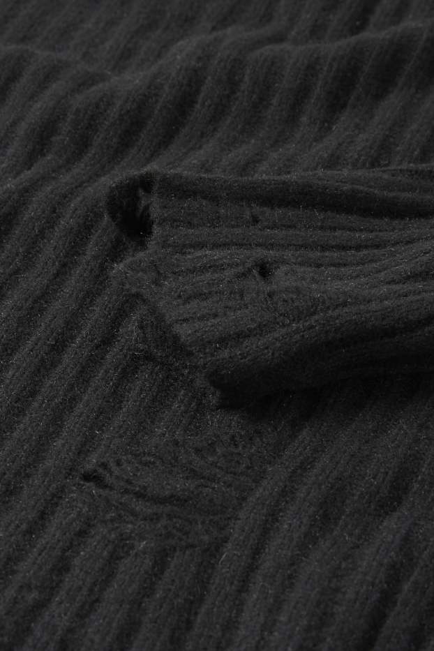 Dona - Jersei crop - negre
