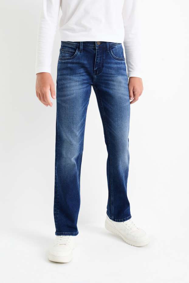 Copii - Băieți - Straight jeans - jog denim - denim-albastru închis