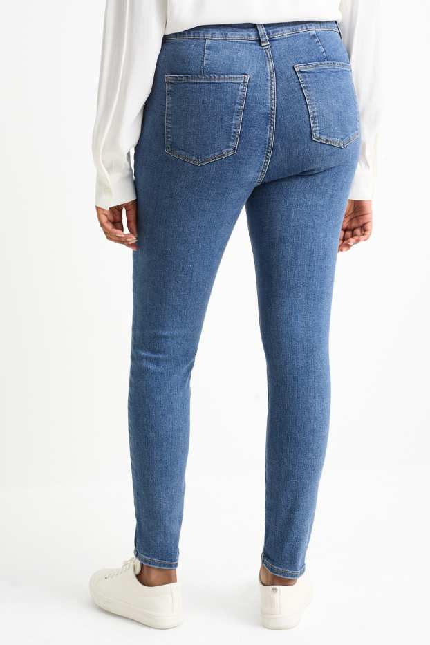 Mujer - Jegging jeans - high waist - vaqueros - azul