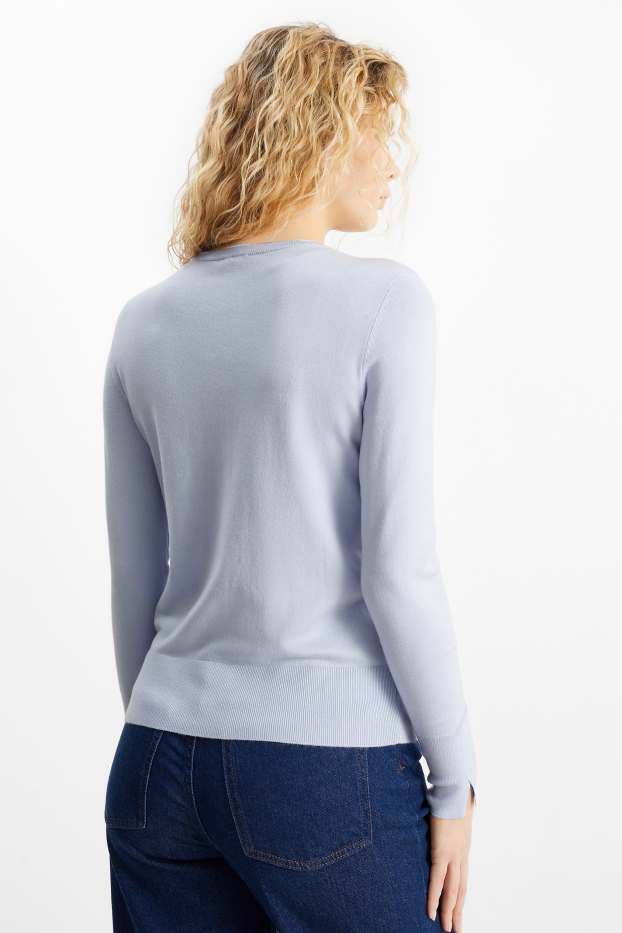 Women - Jumper - light blue