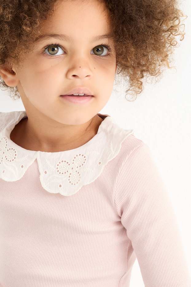 Bambine - Maglia a maniche lunghe - rosa