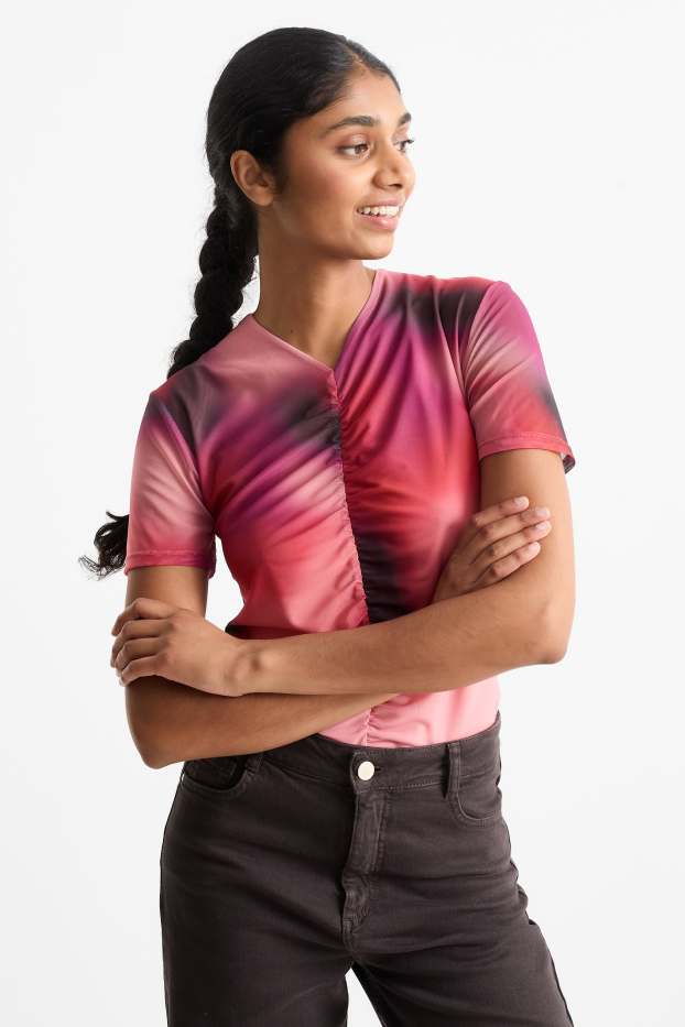 Femmes - T-shirt - rose