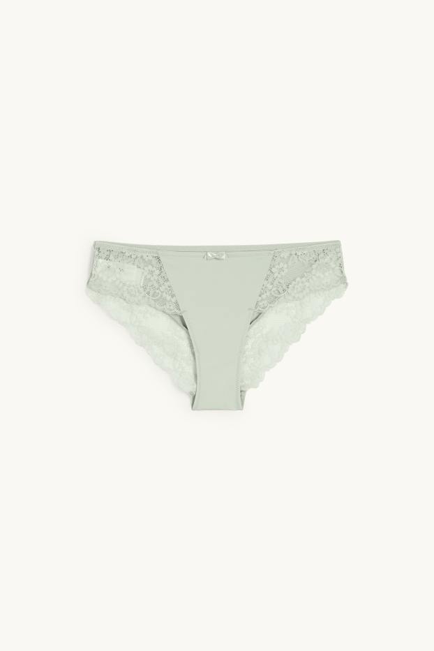 Damen - Slip - mintgrün