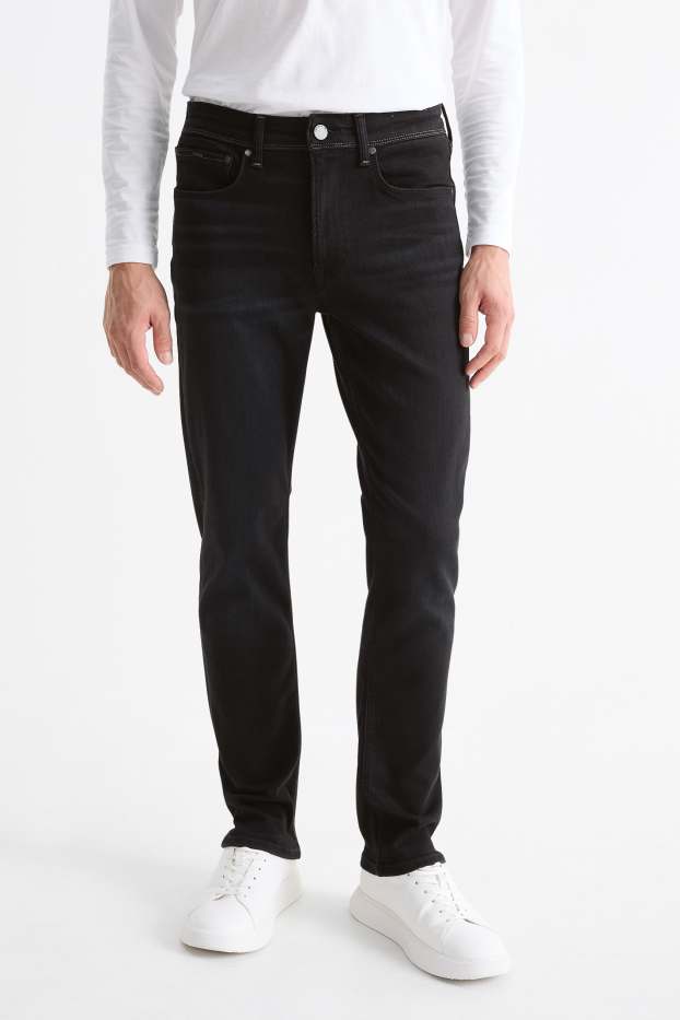 Heren - Slim jeans - zwart