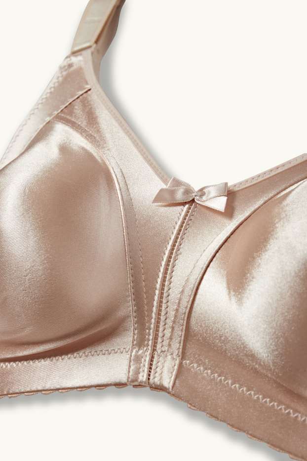 Dona - Sostenidors reductors sense cèrcols - brillants - beix