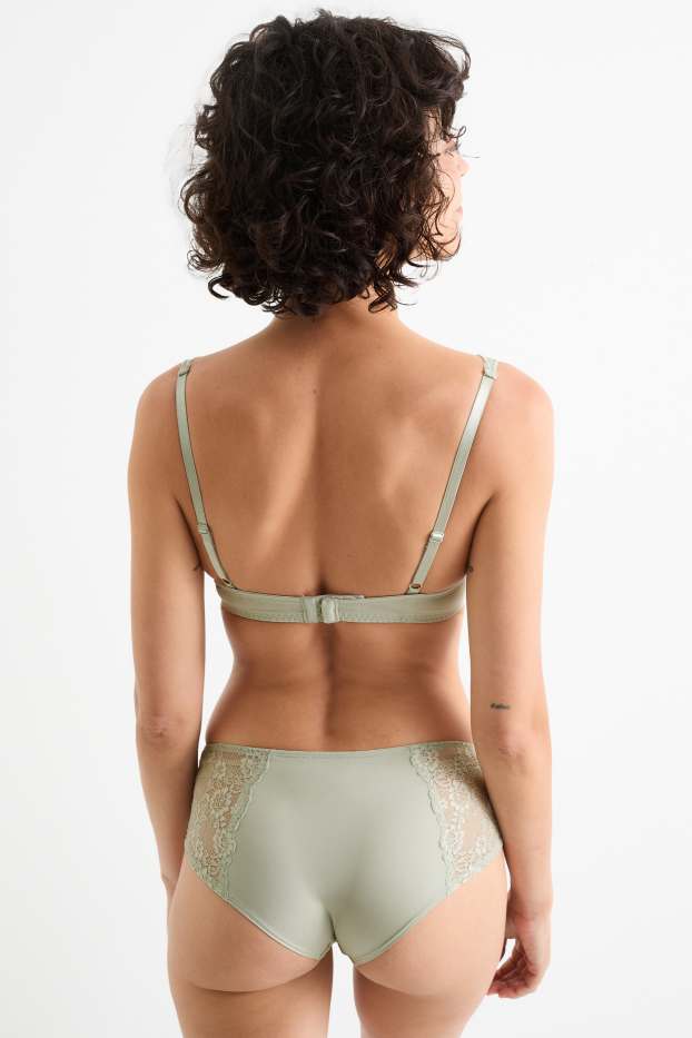 Dámské - Kalhotky hipster - mátově zelená