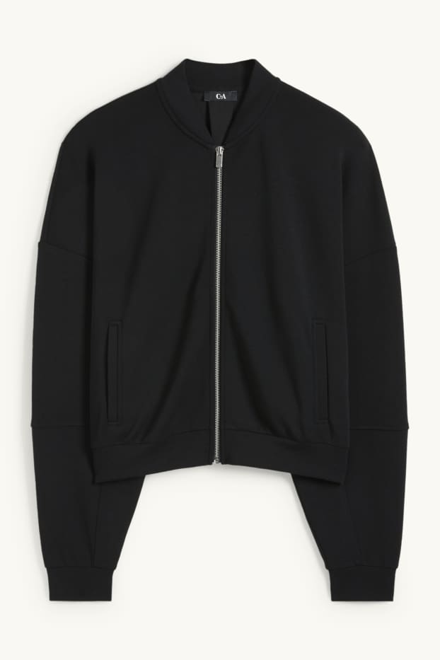 Femmes - Sweat zippé - noir