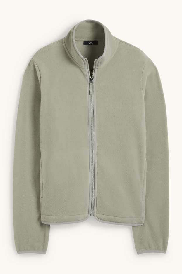 Donna - Giacca di pile - verde chiaro
