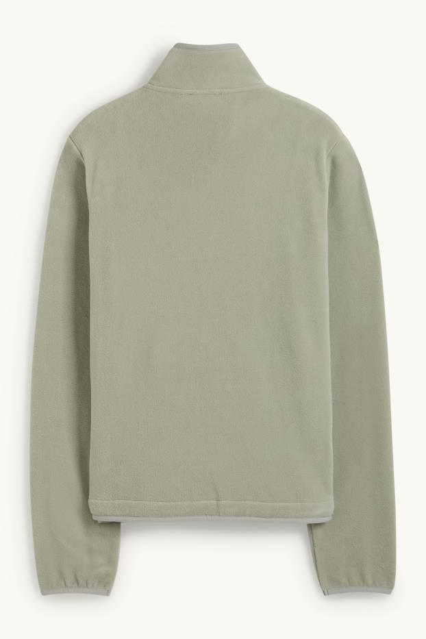 Donna - Giacca di pile - verde chiaro