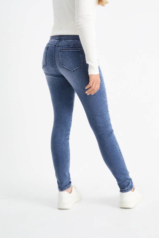 Děti - dívky - Jegging jeans - džíny - modré