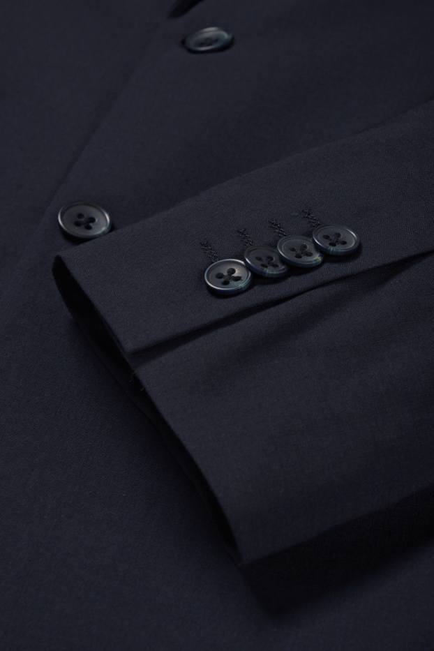 Herren - Baukasten-Sakko - Regular Fit - Flex - Schurwoll-Mix - dunkelblau