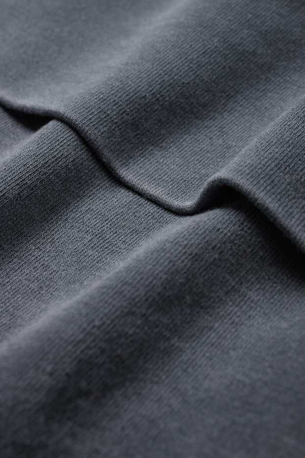 Dámské - Krátké tričko - tmavošedá