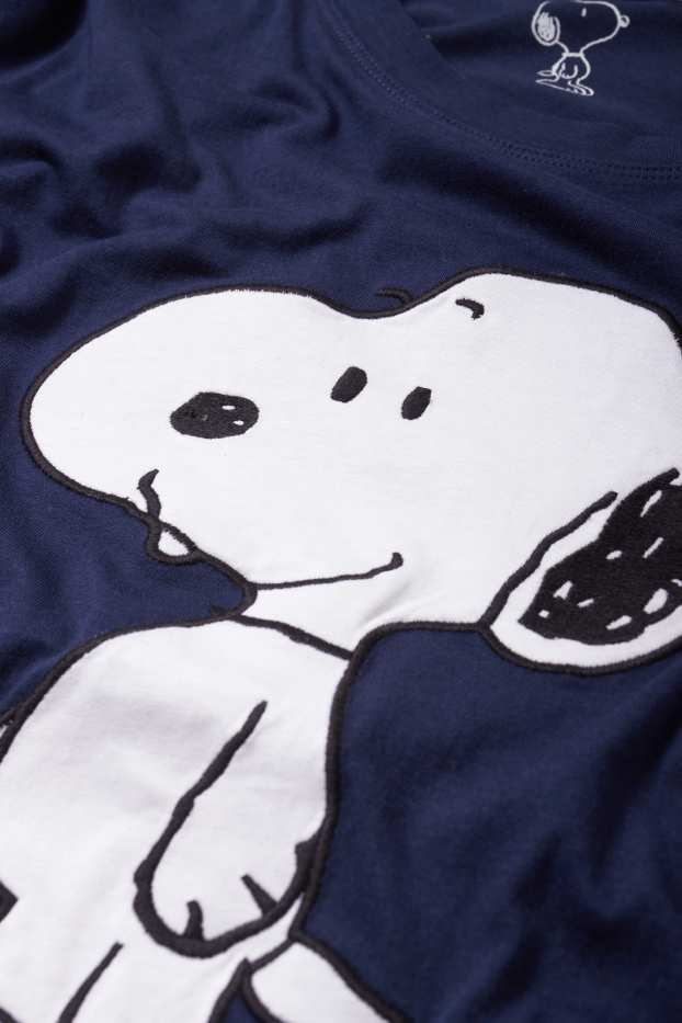 Femei - Cămașă de noapte - Snoopy - albastru închis