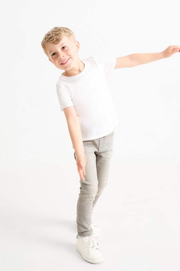 Enfants garçons - Skinny jean - jean gris clair
