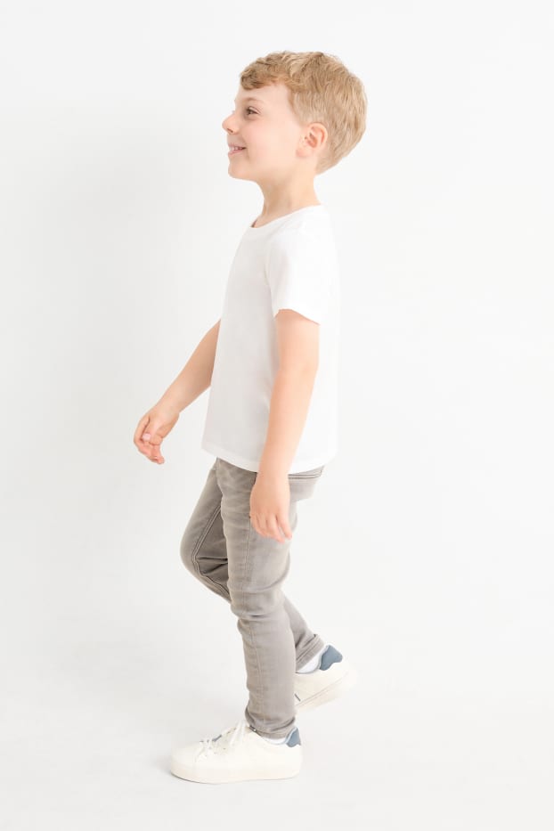 Enfants garçons - Skinny jean - jean gris clair
