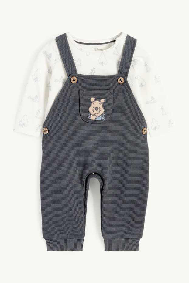 Bébés garçons - Winnie l’ourson - tenue pour bébé - 2 pièces - gris foncé
