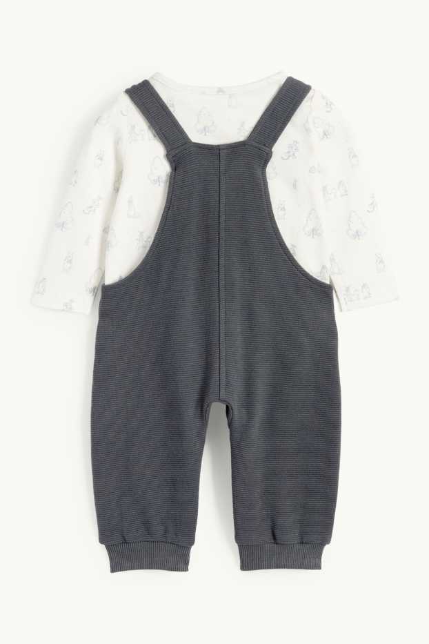 Bébés garçons - Winnie l’ourson - tenue pour bébé - 2 pièces - gris foncé