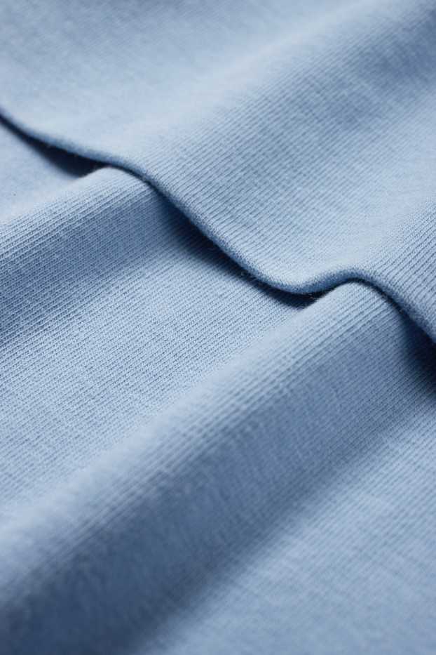 Women - Cropped T-shirt - light blue