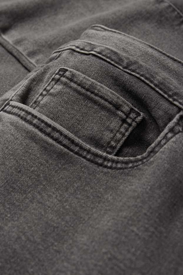 Mujer - Jegging jeans - high waist - vaqueros - gris
