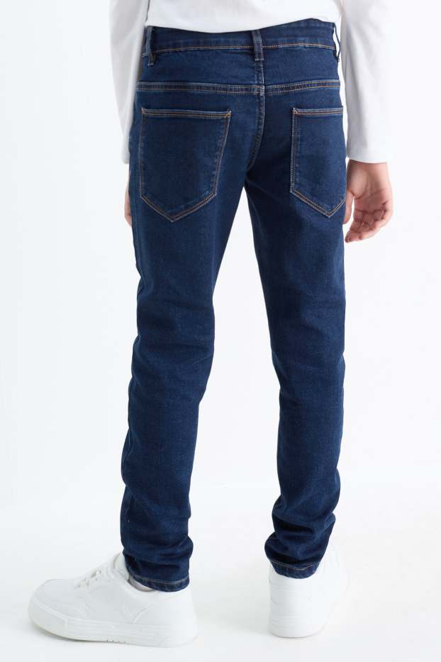 Kinder Buben - Multipack 2er - Skinny Jeans - dunkeljeansblau