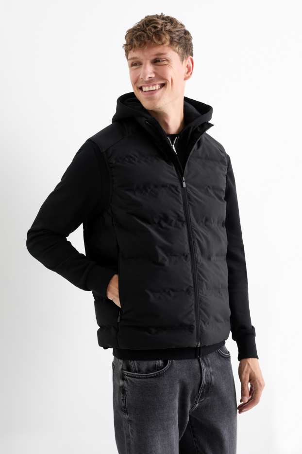 Heren - Bodywarmer - waterafstotend - zwart