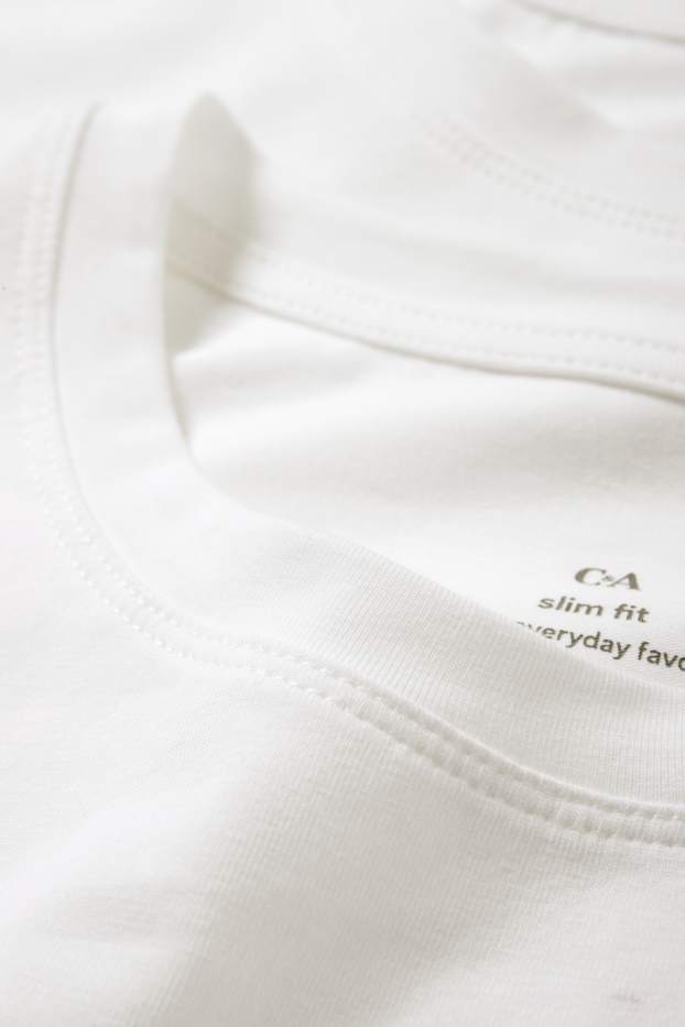 Femmes - Lot de 2 - haut à manches longues  - blanc