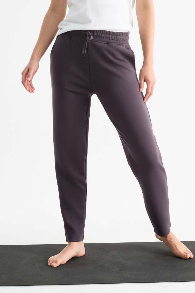 Dames - Sportbroek - donkergrijs