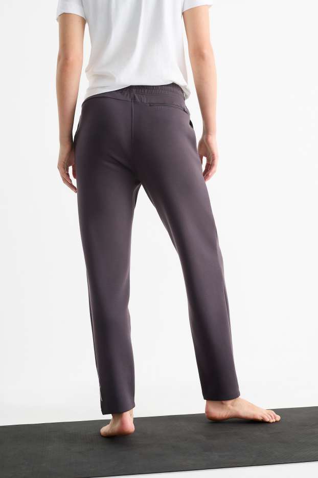 Dames - Sportbroek - donkergrijs