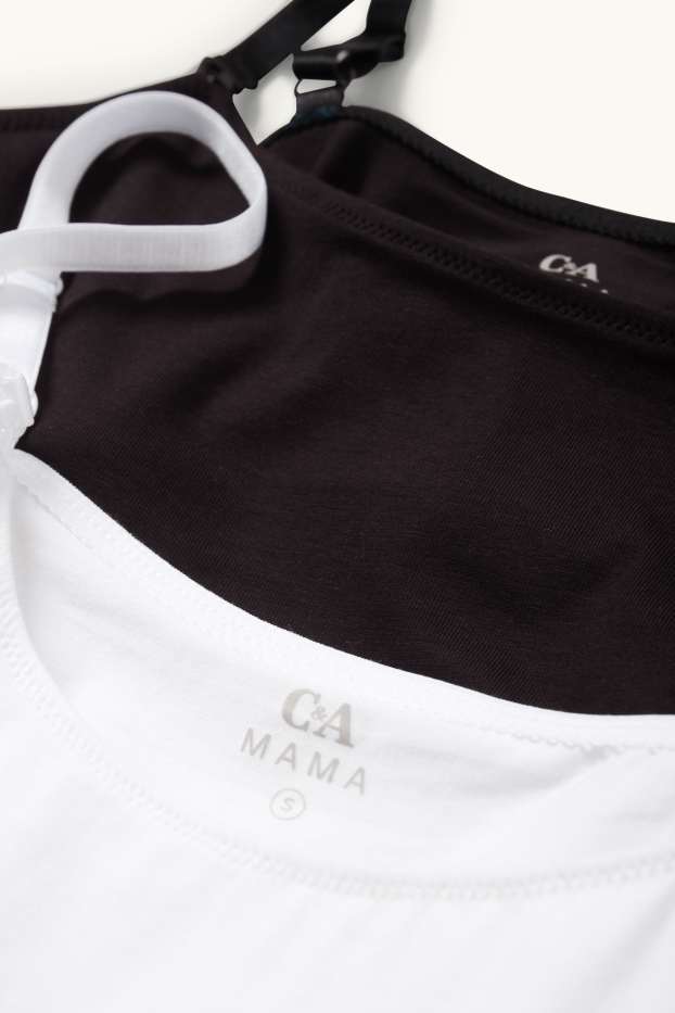 Dámské - Multipack 2 ks - kojící top - sněhobílá