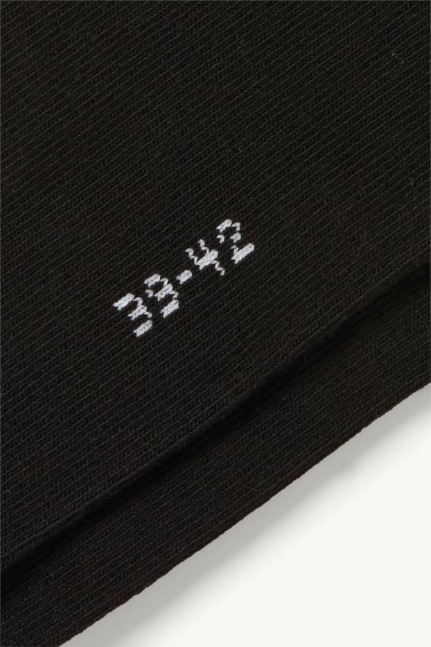 Femmes - Lot de 5 paires - socquettes de sport - noir